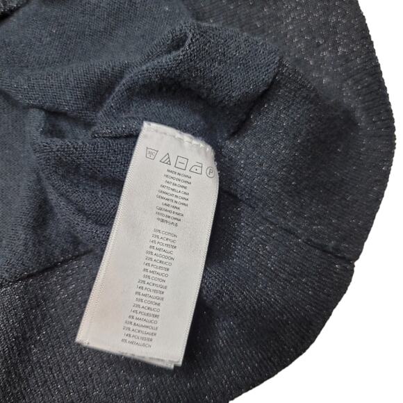 Michael Kors Navy Metallic Tank Top Size Large - Picture 7 of 8